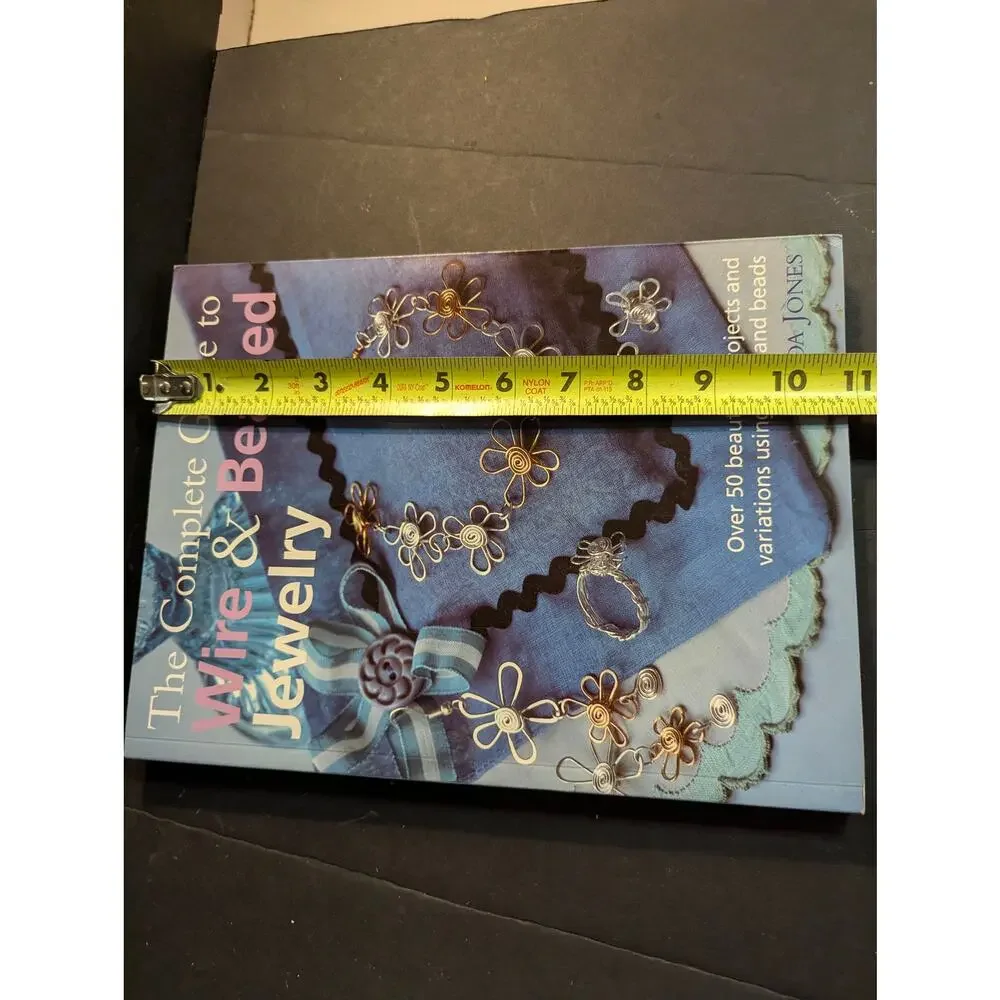 The Complete Guide to Wire & Beaded Jewelry by Linda Jones Softcover Craft Book